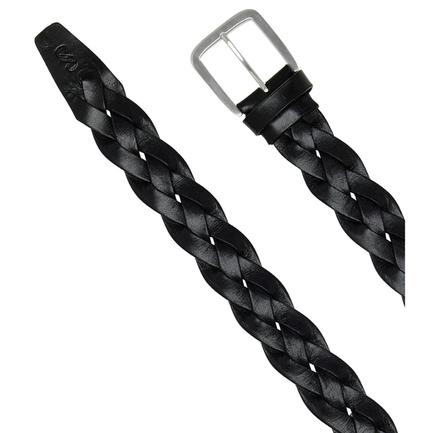 Wide Braided Belt