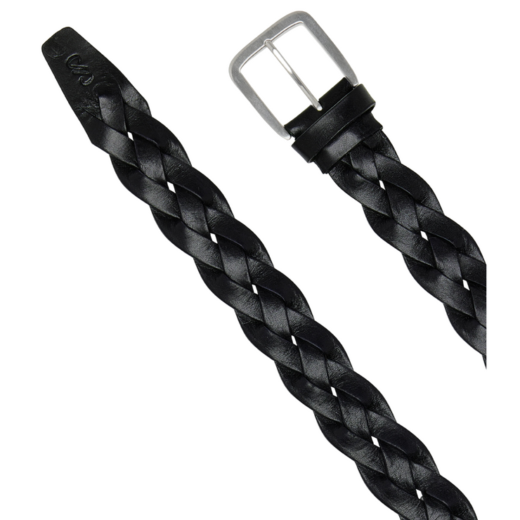 Wide Braided Belt
