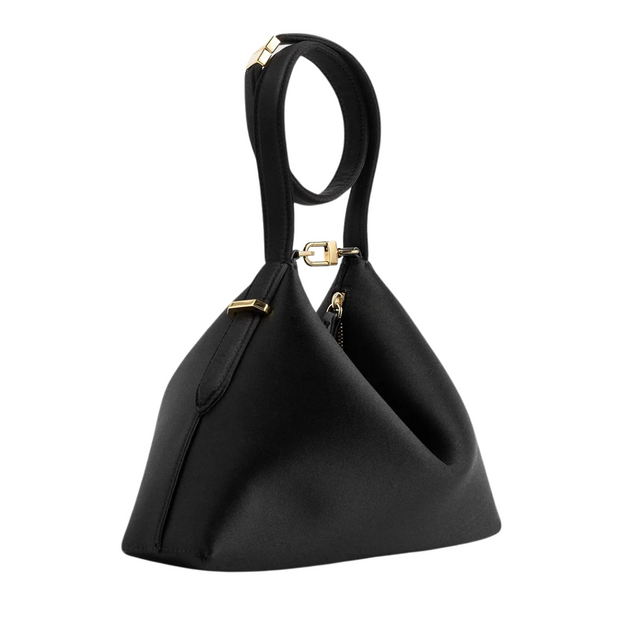 Bevel Satin Wristlet