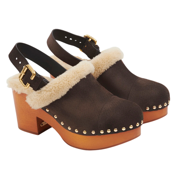 Jeanette Shearling Clog