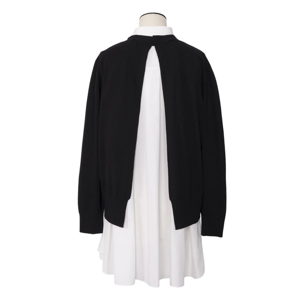 Black & White Knit Dress