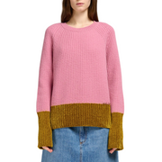 LS Crewneck Bicolor Sweater