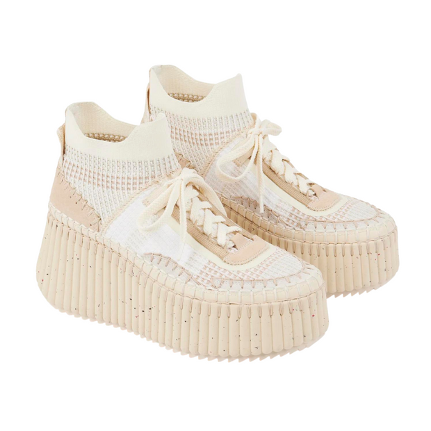 Nama Wedge Sneaker Seed Pearl