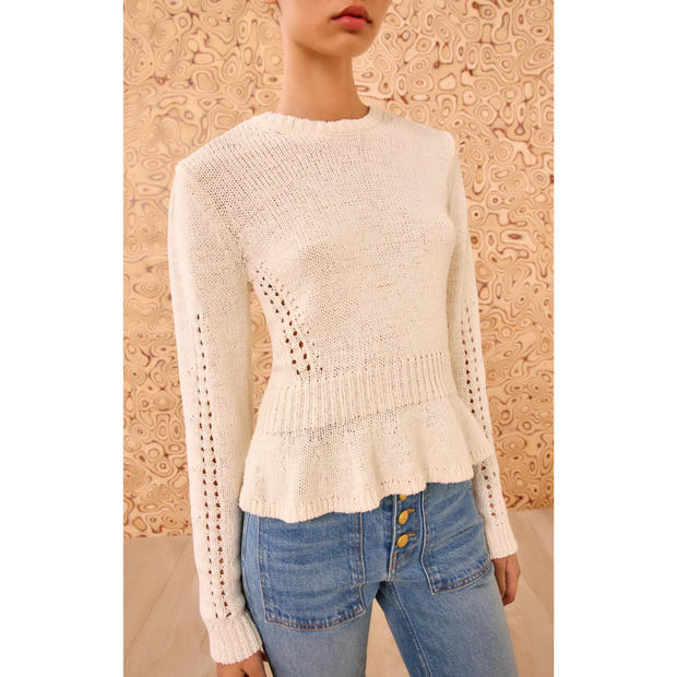 Aurelie Peplum Knit