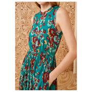 Irina Dress in Jade Floral