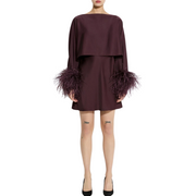 Layered Satin Mini Dress