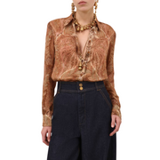 Hypnotic Satin Blouse