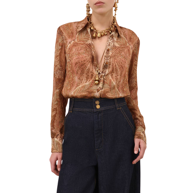Hypnotic Satin Blouse