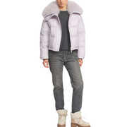 Lilac Short Down Jacket