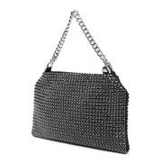 Clutch Soft All Over Crystal Mesh