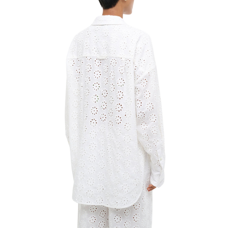 Colton Top in White Eyelet
