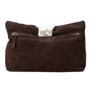 Suede Cuff Clutch