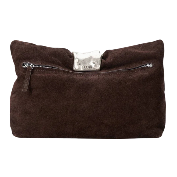 Suede Cuff Clutch