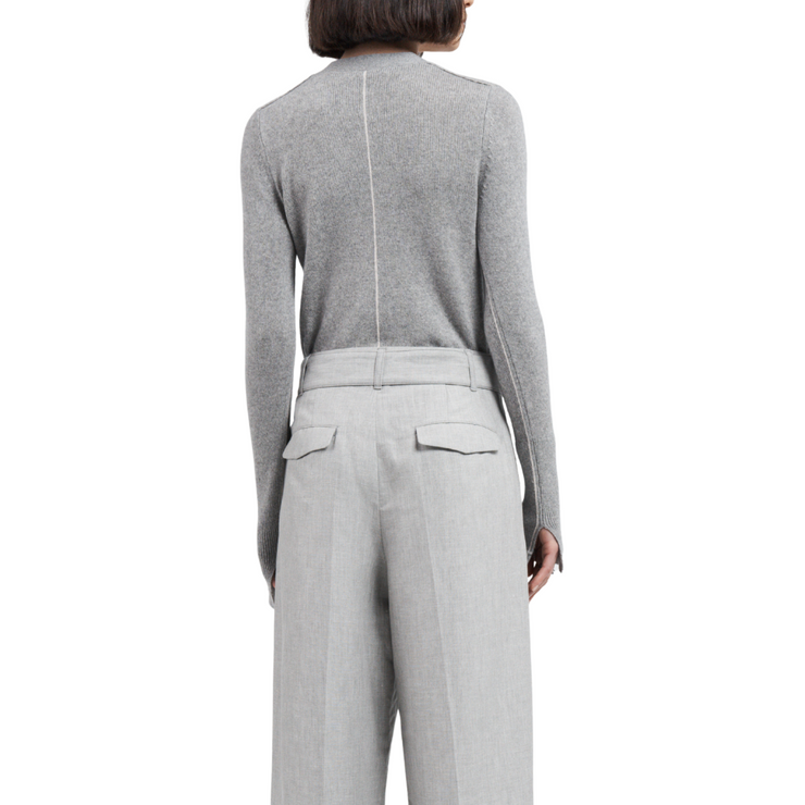 Heather Grey Slim Cardigan