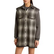 Wool Check Shirt Vest
