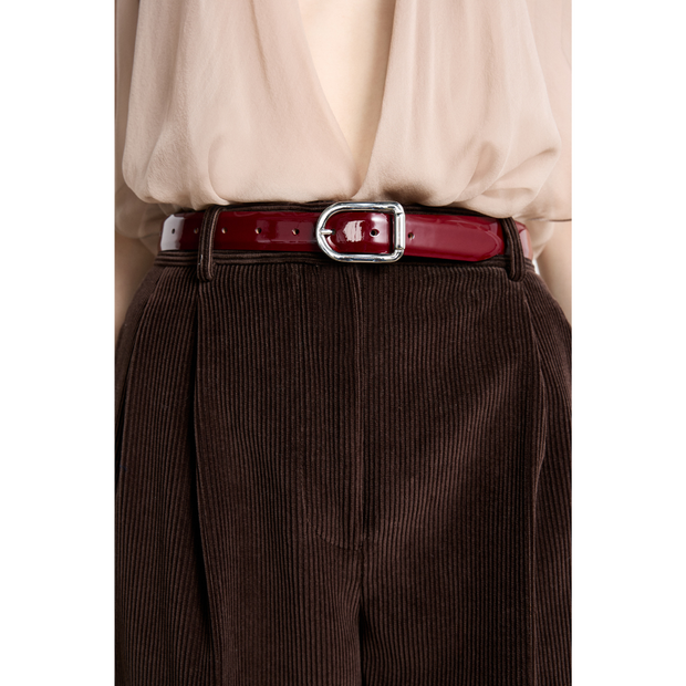 Deep Red Mija Belt