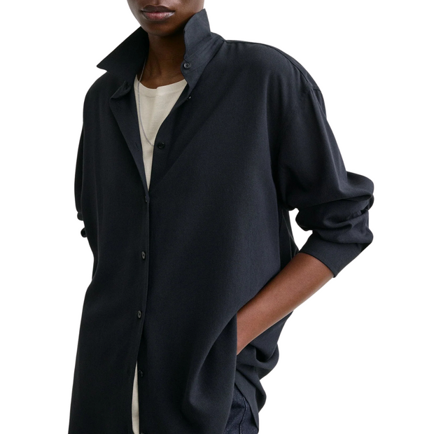 Classic Navy Fluid Shirt