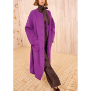 FERNANDA DOUBLE FACED WOOL COAT