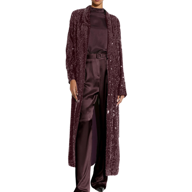 Mulberry Sequin Duster