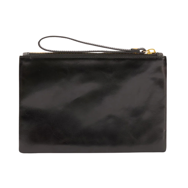 Black Mino Wristlet