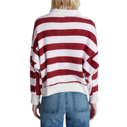 Stripe Polo Sweatshirt