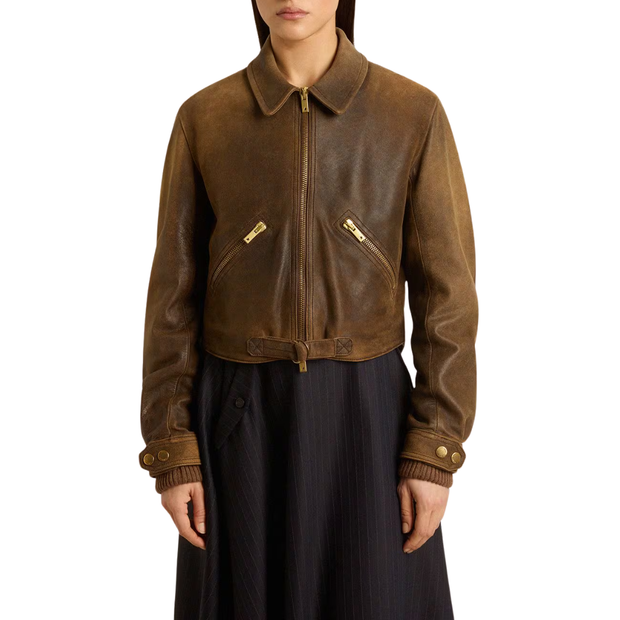 Turkish Coffee Leather Jacket