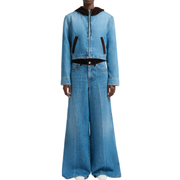 Denim Hooded Jacket