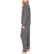 Grey Stripe PJ Set