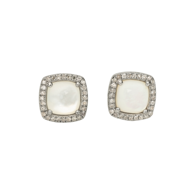 Mini Mother of Pearl Earrings