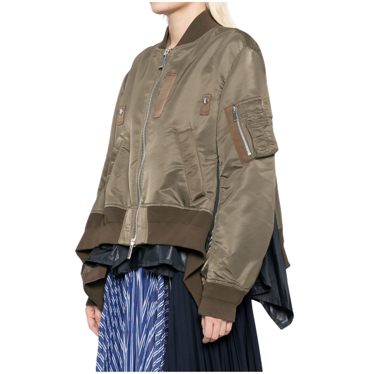 Beige Nylon Jacket