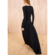 AMAL JERSEY U-NECK DRESS