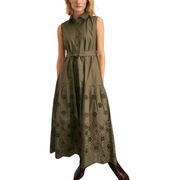Eyelet Bailey Midi Dress