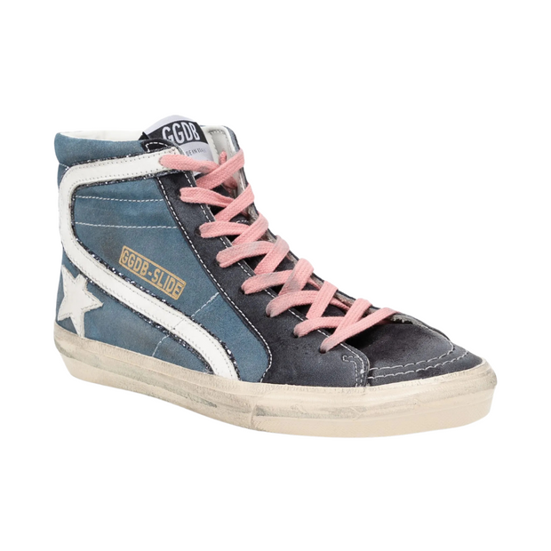 Blue Denim Zipper Slide