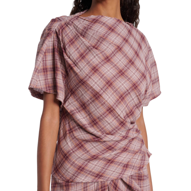 Neyela Plaid Top