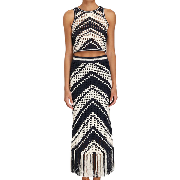 Chintz Hand Crochet Tank