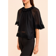 Helaine Silk Chiffon Top