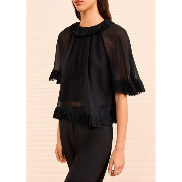 Helaine Silk Chiffon Top