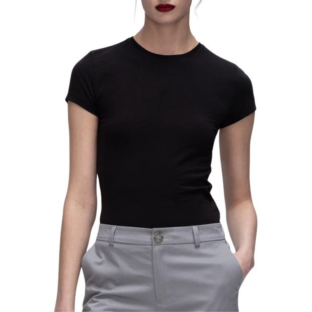 Black Pima Baby Tee