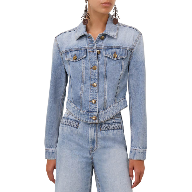 Lucky Fitted Denim Jacket