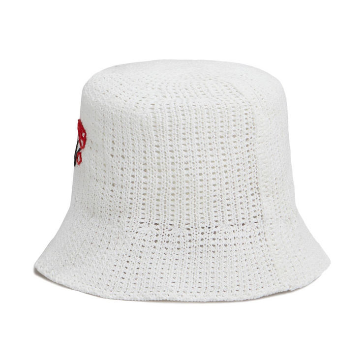 White Cotton Crochet Hat