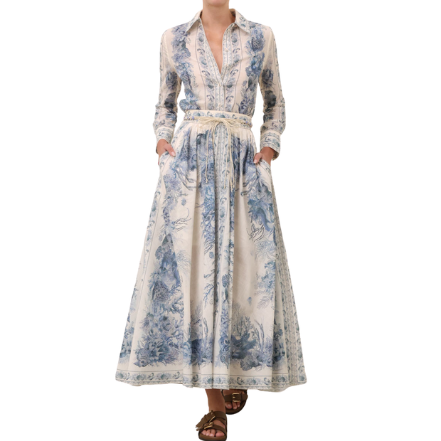 Wanderlust A-Line Maxi Skirt