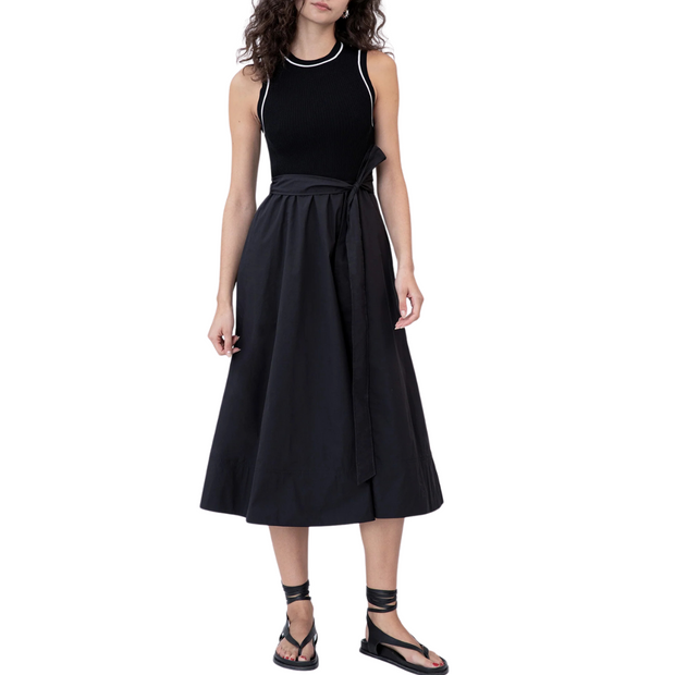 Devon Solid Poplin Dress
