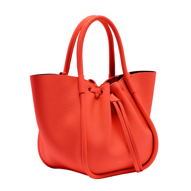 Vermillion Small Ruched Tote