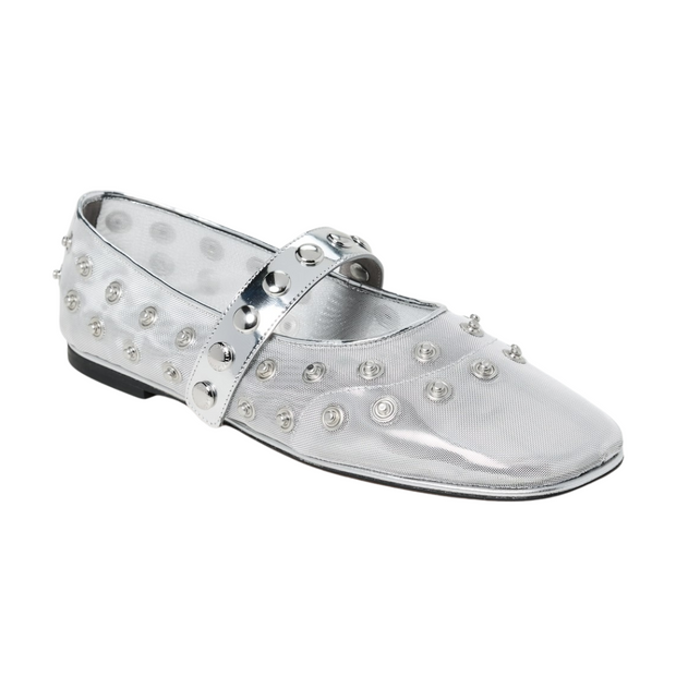 Mesh & Mirror Snap Flat