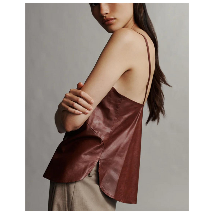 Brick Leather Campbell Cami