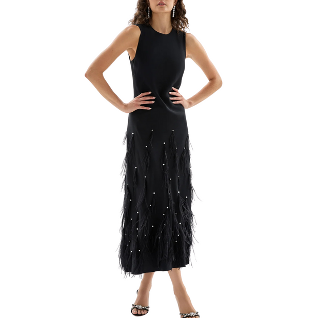 Laney Feather Dress