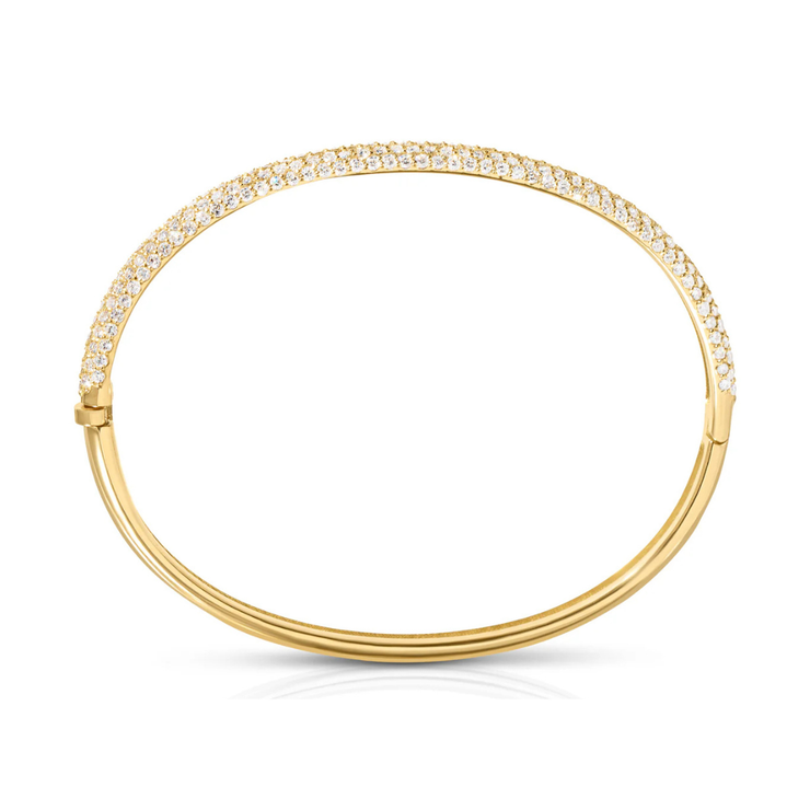 Pave Bombe Bangle