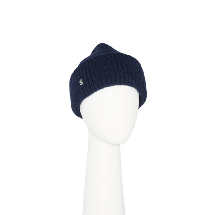 Ribbed Cashmere Knit Hat