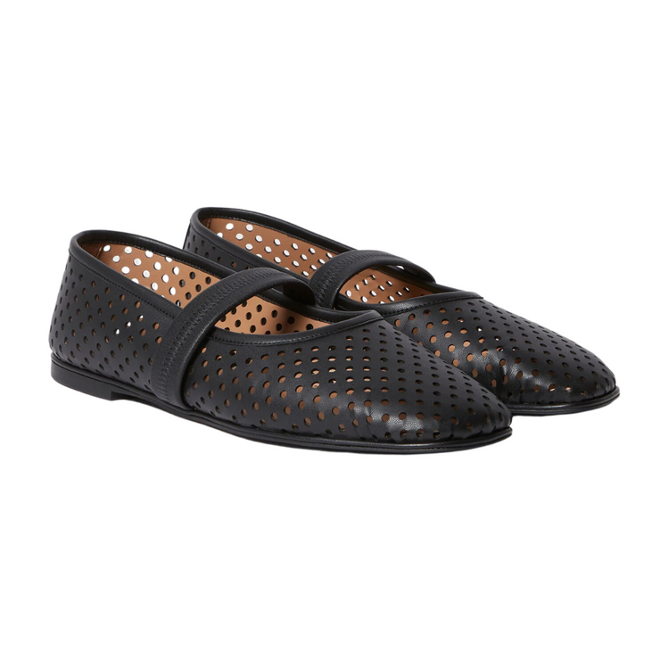Perforated Ballet Flats