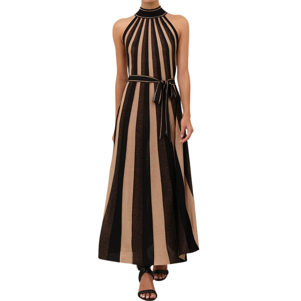 Hypnotic Halter Midi Dress